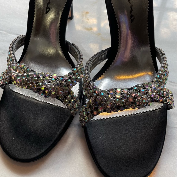 Nina’s Rhinestone Heel Sandals - Picture 1 of 14